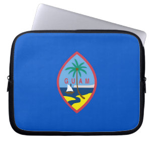 Housse Pour Ordinateur Portable Manche pour ordinateur portable Guam Flag