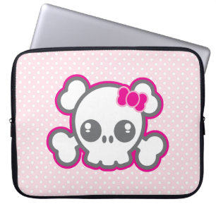 Housse Pour Ordinateur Portable Manche pour ordinateur portable Kawaii Pink Ribbon