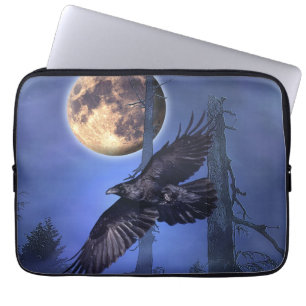 Housse Pour Ordinateur Portable Manche pour ordinateur portable Raven et Moon