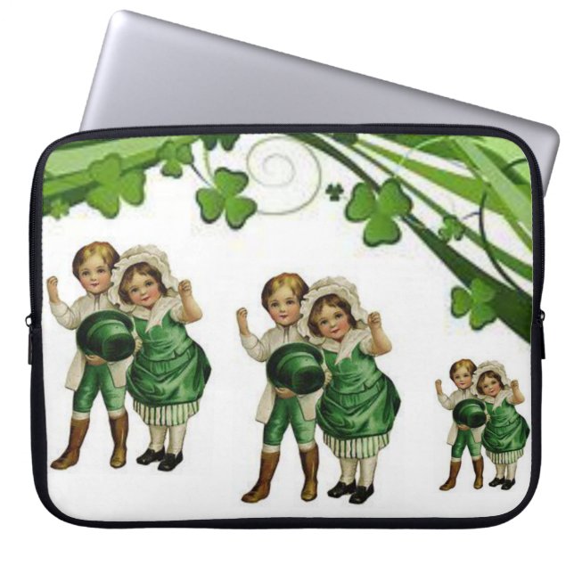 Housse Pour Ordinateur Portable Manche pour ordinateur portable St. Patrick's Day (Devant)