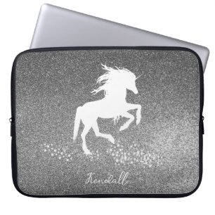 Housse Pour Ordinateur Portable Manche pour ordinateur portable Unicorn Silver Par