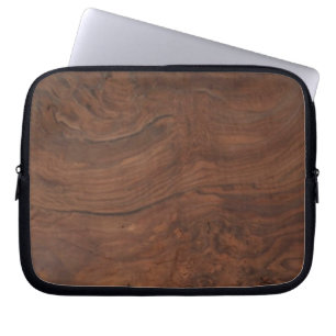 Housse Pour Ordinateur Portable Manche pour ordinateur portable Walnut Burl