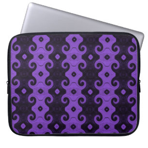 Housse Pour Ordinateur Portable Manches de bureau Abstraites en losange pourpre
