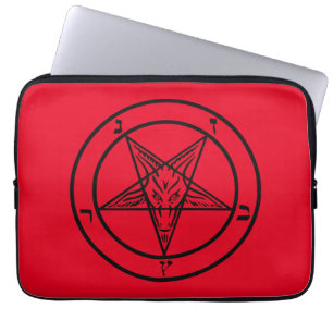 Housse Pour Ordinateur Portable Manches de l'ordinateur portable Baphomet Pentagra