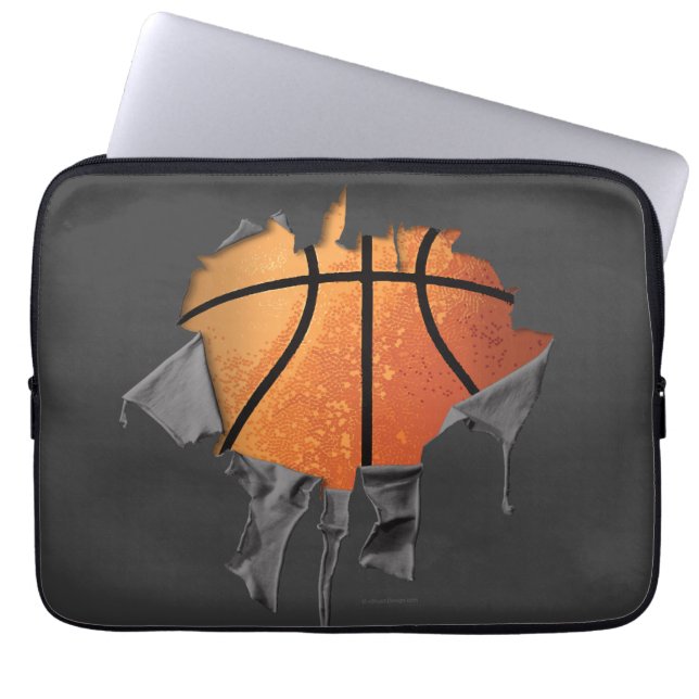 Housse Pour Ordinateur Portable Manches de l'ordinateur portable de basket-ball dé (Devant)