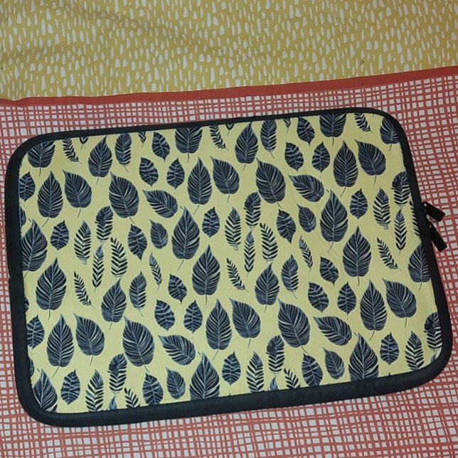 Housse Pour Ordinateur Portable Manches Motif Leaf (Créateur téléchargé)