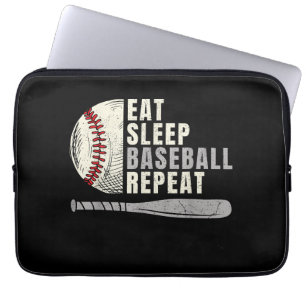 Housse Pour Ordinateur Portable Mangez Sleep Baseball Répéter Funny Baseball Playe