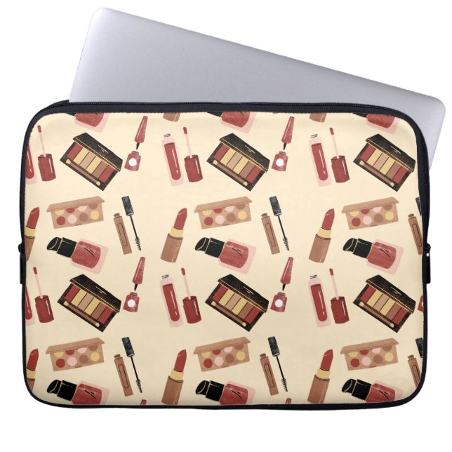 Housse Pour Ordinateur Portable Maquillage Cosmétique Beauté Motif Cosmetologie (Devant)