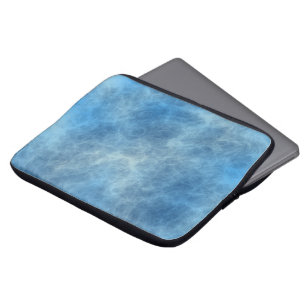 Housse Pour Ordinateur Portable Marbre bleu Abstrait