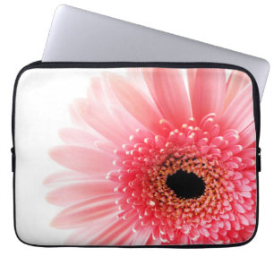 Housse Pour Ordinateur Portable Marguerite gerbera rose