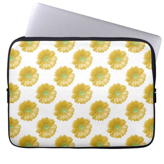 Housse Pour Ordinateur Portable Marguerite jaune (Devant)