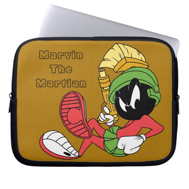 Housse Pour Ordinateur Portable MARVIN LE MARTIAN™ Recapitulatif Au Laser (Devant)