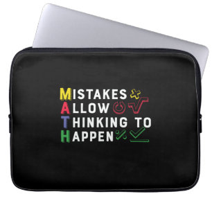 Housse Pour Ordinateur Portable Math Enseignant Math Math Autoriser Happen