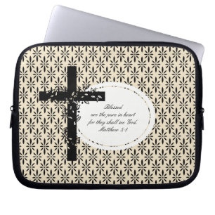 Housse Pour Ordinateur Portable Matthieu 5:8 Portable ou Manche de Portable Netboo