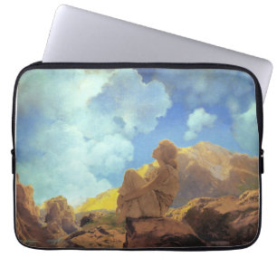 Housse Pour Ordinateur Portable Maxfield Parrish Matin 1922 Nuage Bleu Beaux-Arts