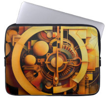 Mécanisme doré abstrait Steampunk