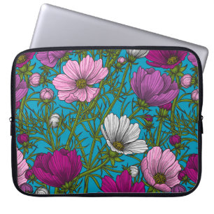 Housse Pour Ordinateur Portable Mélange cosmos bleu