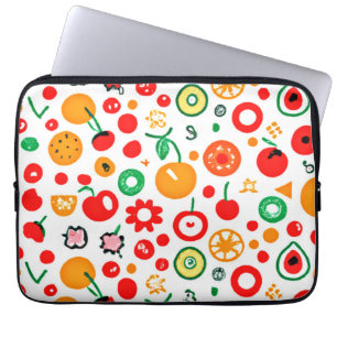 Housse Pour Ordinateur Portable Mélanges de Motifs de fruits. Commandez dès mainte