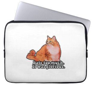 Housse Pour Ordinateur Portable Mème de chat grincheux pour les amateurs de chat e