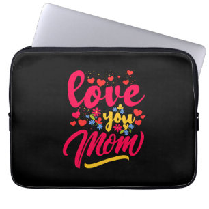 Housse Pour Ordinateur Portable Mère Art Love You Maman