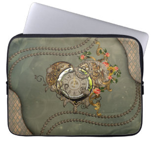Housse Pour Ordinateur Portable Merveilleuse horloge vapeur