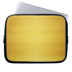 Housse Pour Ordinateur Portable Métal brossé d'or