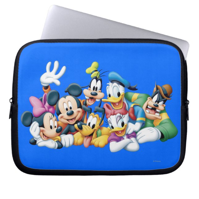 Housse Pour Ordinateur Portable Mickey & Friends | À genoux (Devant)