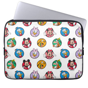 Housse Pour Ordinateur Portable Mickey & Friends Motif Cercles Classiques