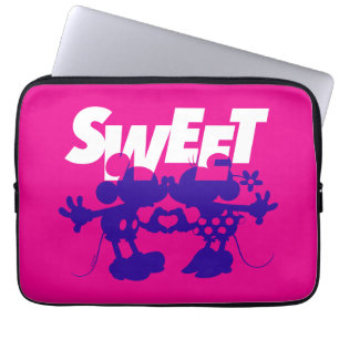 Housse Pour Ordinateur Portable Mickey & Minnie Souris Sweet! Saint-Valentin