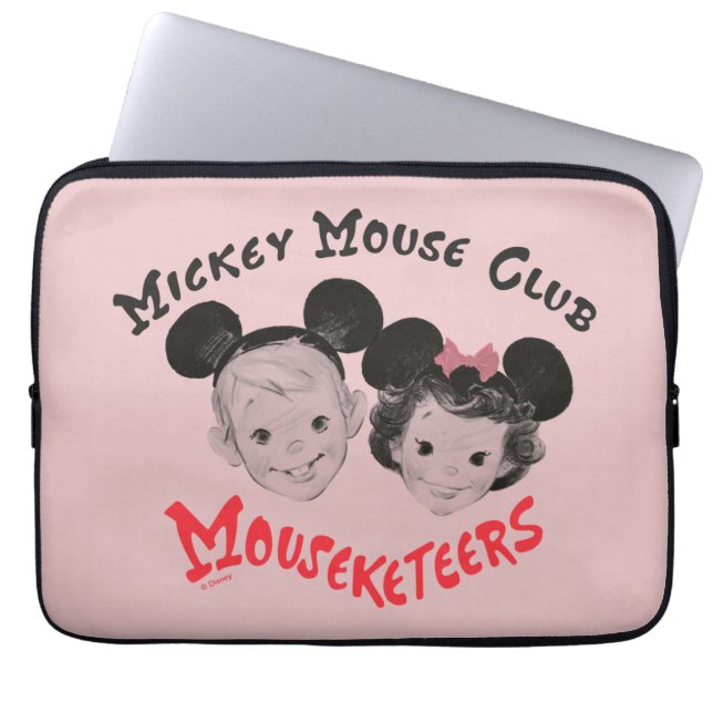 Housse Pour Ordinateur Portable Mickey Mouse Club Mouseketeers (Devant)