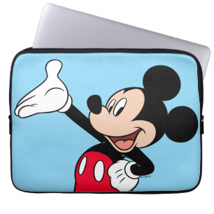 Housse Pour Ordinateur Portable Mickey Mouse geste de la main ouverte
