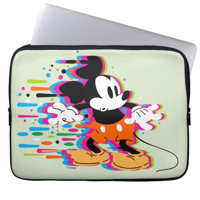 Housse Pour Ordinateur Portable Mickey Mouse Paint Warp (Devant)
