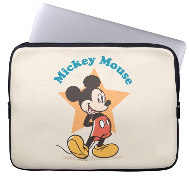 Housse Pour Ordinateur Portable Mickey Mouse Star Name Graphic (Devant)
