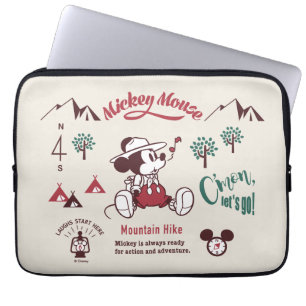 Housse Pour Ordinateur Portable Mickey Prêt pour l'action et l'aventure