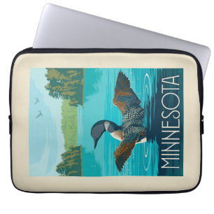 Housse Pour Ordinateur Portable Minnesota Loon