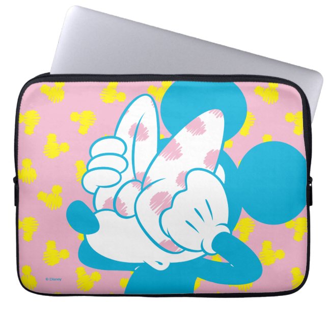 Housse Pour Ordinateur Portable Minnie branchée | Voir un livre (Devant)
