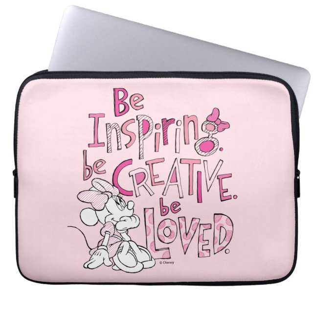 Housse Pour Ordinateur Portable Minnie | Être inspirant (Devant)