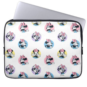 Housse Pour Ordinateur Portable Minnie Mouse à pois motif joyeux