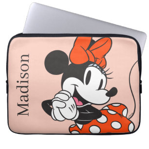 Housse Pour Ordinateur Portable Minnie Mouse Classique Pose les Mains Croisées