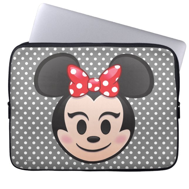 Housse Pour Ordinateur Portable Minnie Mouse Emoji (Devant)