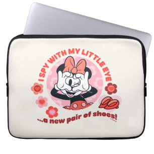 Housse Pour Ordinateur Portable Minnie Mouse Je vois avec mon petit œil…