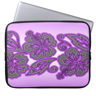 Housse Pour Ordinateur Portable Moana Hibiscus Néoprène hawaïen