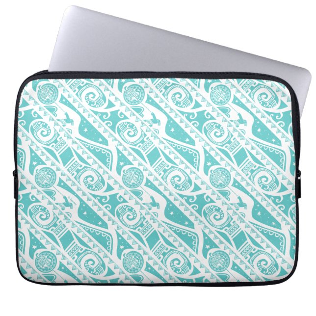 Housse Pour Ordinateur Portable Moana | MOTIF TURQUOISE (Devant)