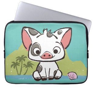 Housse Pour Ordinateur Portable Moana Pua Le Cochon À Voie De Pot