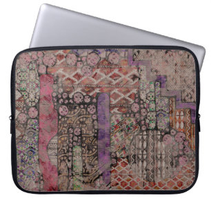 Housse Pour Ordinateur Portable Modèle Ethno Abstrait - Art Folklorique 1