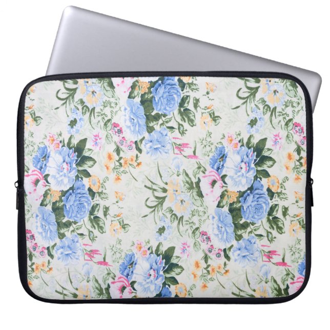 Housse Pour Ordinateur Portable Modèle floral (Devant)