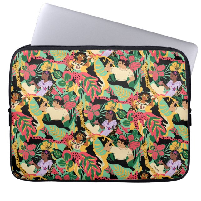 Housse Pour Ordinateur Portable Modèle floral coloré Encanto (Devant)