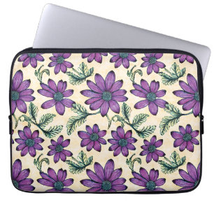 Housse Pour Ordinateur Portable Modèle floral I