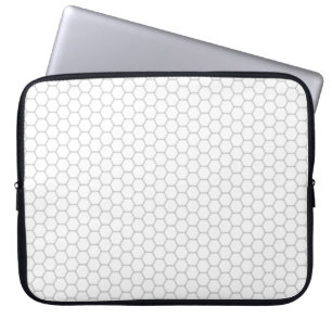 Housse Pour Ordinateur Portable Modèle hexagone motif Honeypeb