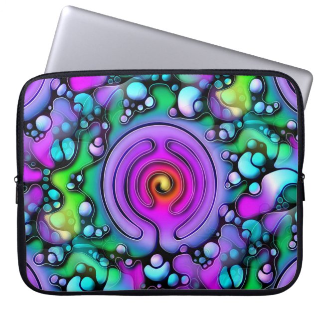 Housse Pour Ordinateur Portable Modes de vie - Art Neurographique Motif 2 (Devant)